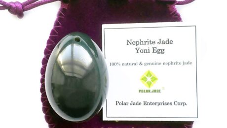 huevo de jade nefrita polarjade de Canadá