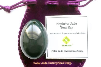 huevo de jade nefrita polarjade de Canadá