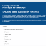 encuesta eyaculacion femenina